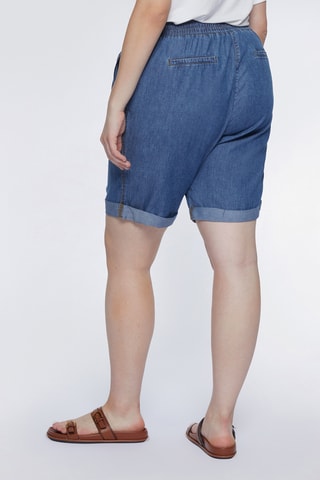 Short en jean - Bleu