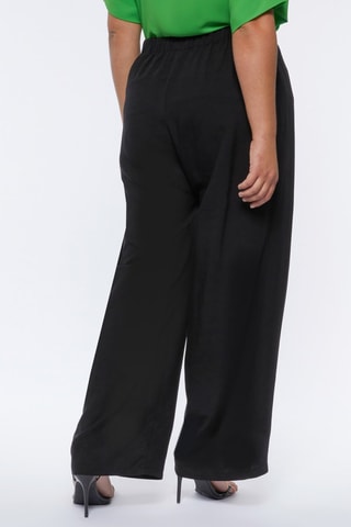 Pantalon droit en lin - Noir