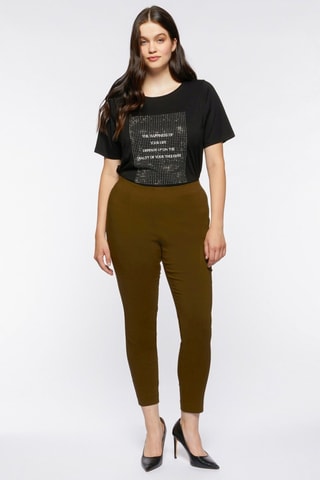 Pantalon cigarette - Marron