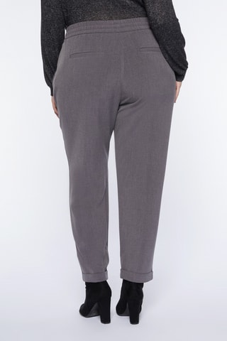 Pantalon droit taille haute - Gris foncé - Gris