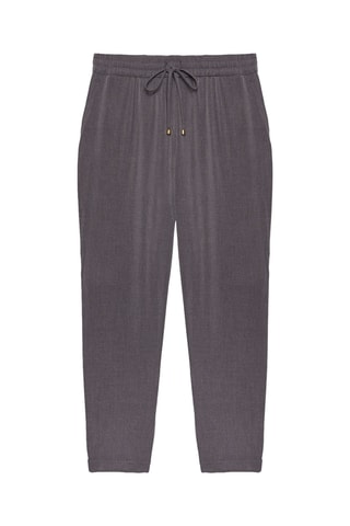 Pantalon droit taille haute - Gris foncé - Gris