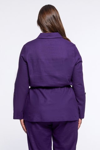 Chemisier en lin - Violet