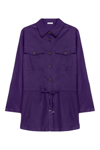 Chemisier en lin - Violet