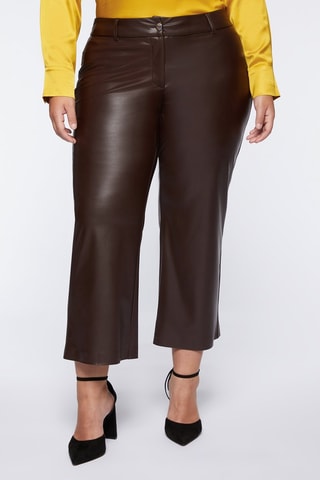 Pantalon droit 7/8 - Beige