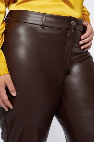 Pantalon droit 7/8 - Beige