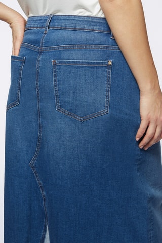 Jupe longue en jean - Bleu