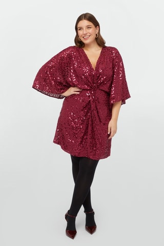 Robe droite - Rouge