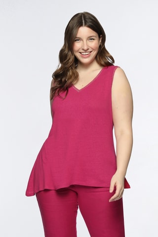 Blouse en lin - Violet