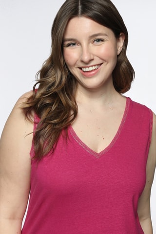 Blouse en lin - Violet