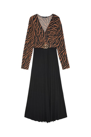Robe plissée - Noir