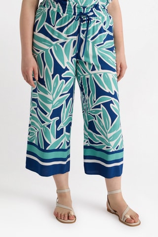 Pantalon palazzo - Bleu