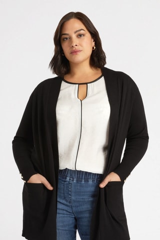 Gilet long - Noir