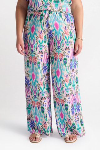 Pantalon palazzo - Blanc