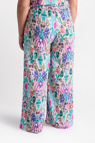 Pantalon palazzo - Blanc