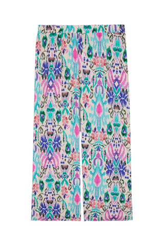 Pantalon palazzo - Blanc