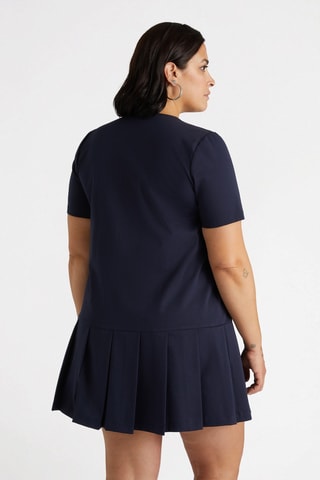 Robe taille basse - Bleu