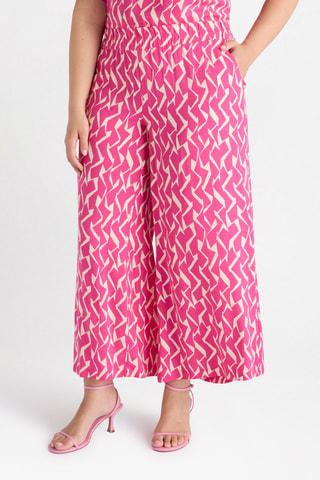 Pantalon droit taille haute - Violet