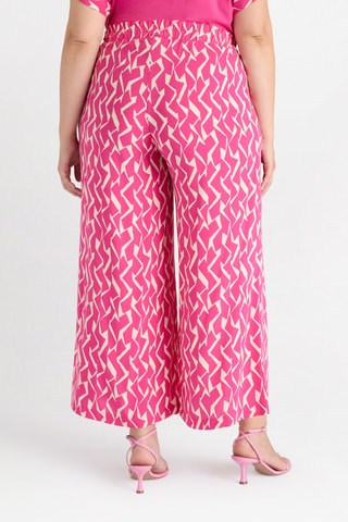 Pantalon droit taille haute - Violet