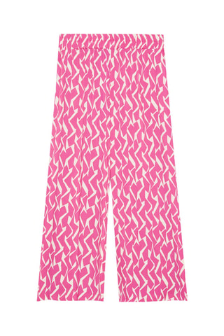 Pantalon droit taille haute - Violet