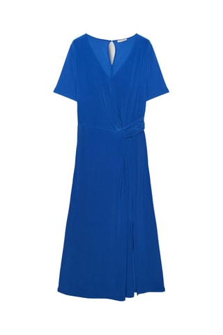 Robe midi - Bleu