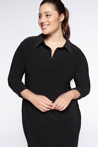 Robe polo - Noir