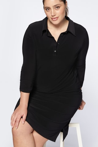 Robe polo - Noir