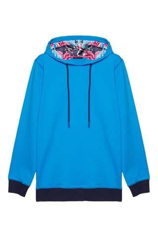 Sweat à capuche - Bleu