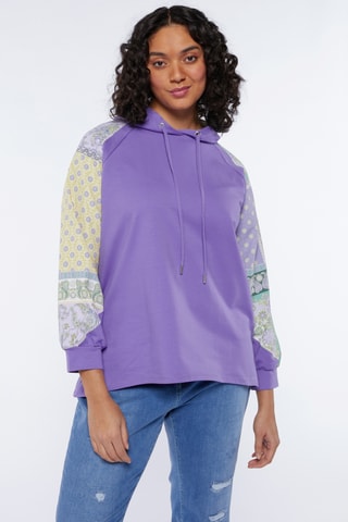 Sweat à capuche - Violet