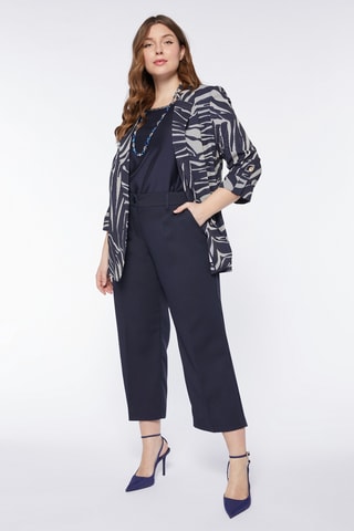 Pantalon droit 7/8 - Bleu