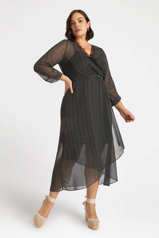Robe midi - Noir