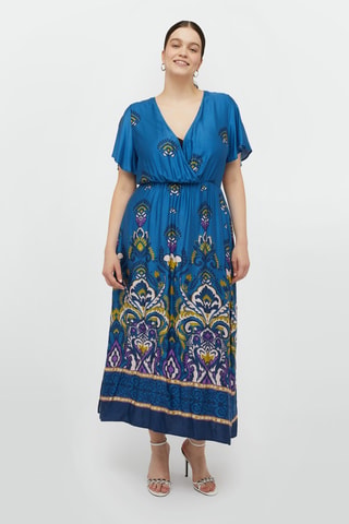 Robe longue - Bleu