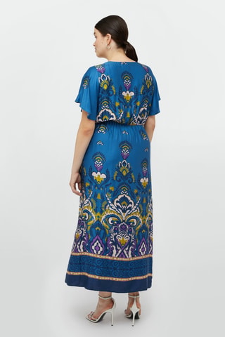Robe longue - Bleu