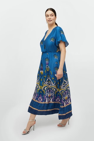 Robe longue - Bleu