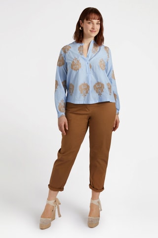 Pantalon droit - Beige