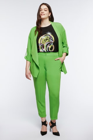 Pantalon relaxed - Vert