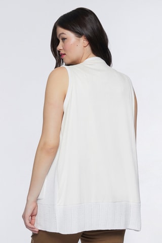 Gilet sans manches - Blanc
