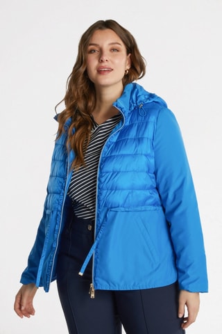 Doudoune à capuche - Bleu