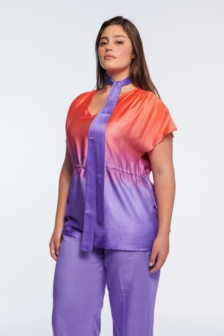 Blouse dip and dye - Violet