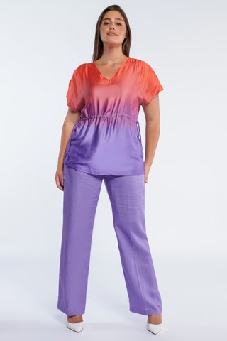 Blouse dip and dye - Violet