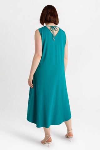 Robe midi - Bleu