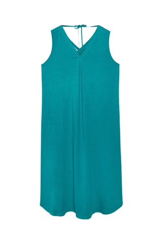 Robe midi - Bleu