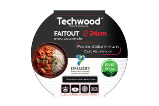 Faitout en fonte d'aluminium - 24 cm