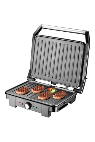 Grill para carne y sándwich - 2200 W - 36,5 x 16,5 x 36 cm