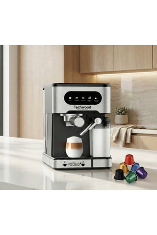 Cafetera de acero inoxidable - 1,5 l - 1350 W