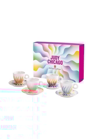 Porseleinen Cappuccinoservies Judy Chicago - 4 Personen