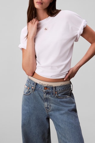 T-shirt oversize - Blanc