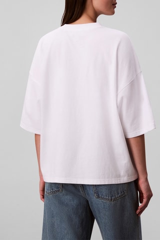 T-shirt oversize - Blanc