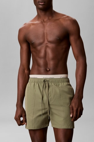 Short de bain - Vert olive