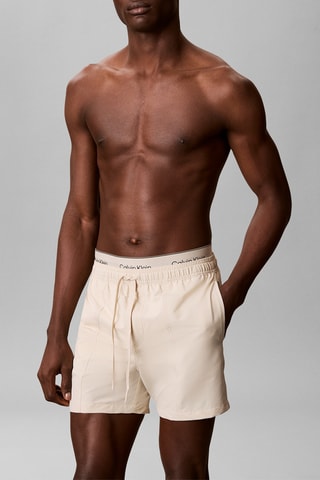 Short de bain - Blanc