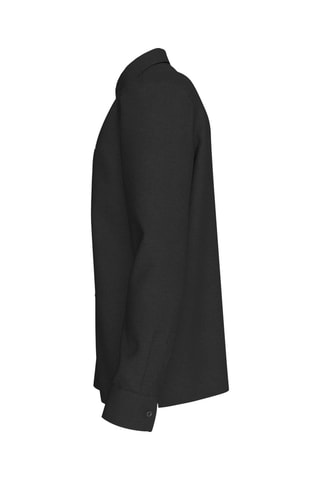 Chemise regular en lin - Noir
